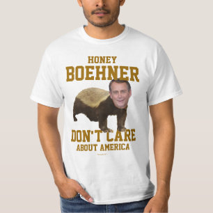 Camiseta O mel Boehner não se importa o t-shirt