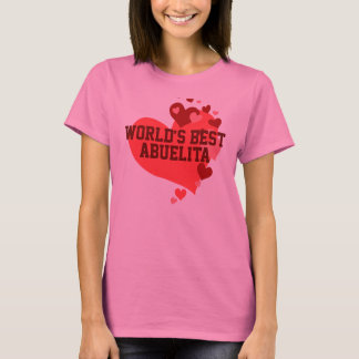Camiseta O melhor Abuelita do mundo