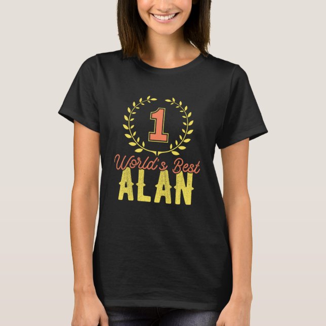 Camiseta O melhor Alan do mundo (Frente)
