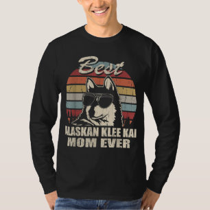 Camiseta O Melhor Alasca Klee Kai Mãe Alguma Vez Vintage Re