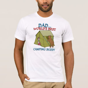 Camiseta O melhor amigo de acampamento do PAI