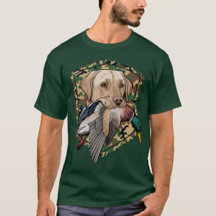 Camiseta O melhor amigo de Duck Hunter - Camo Labrador