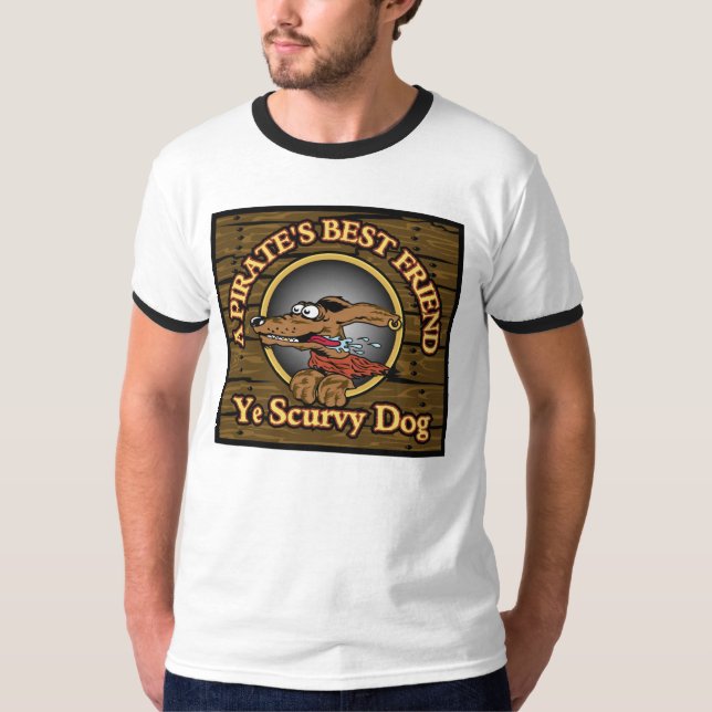 Camiseta O melhor amigo de um pirata (Frente)