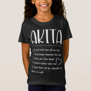Camiseta O Melhor Amigo Que Você Irá - Definição Akita