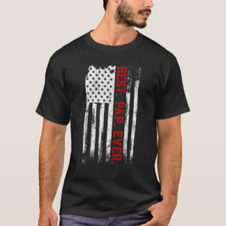 Camiseta O melhor aplauso de cada dia americano bandeira do