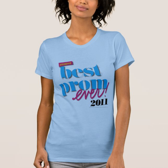 Camiseta O melhor Aqua do baile de formatura nunca - (Frente)