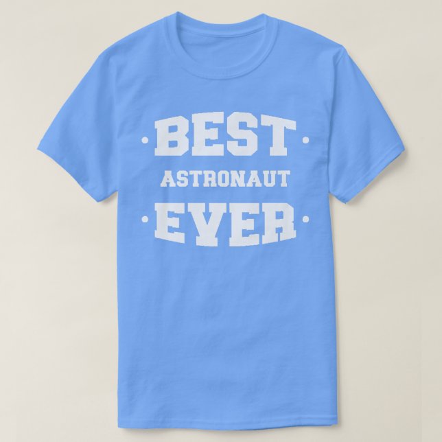 Camiseta O melhor astronauta do mundo (Frente do Design)