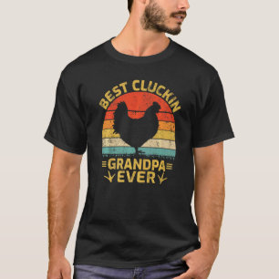 Camiseta O Melhor Avô Cluckin do Homem de Sempre Frango Gor