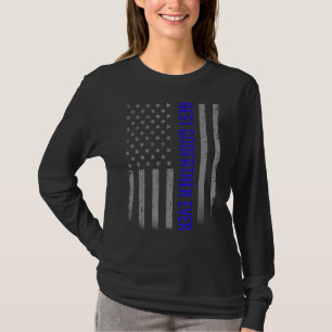 Camiseta O Melhor Avô Da América Bandeira Do Pai