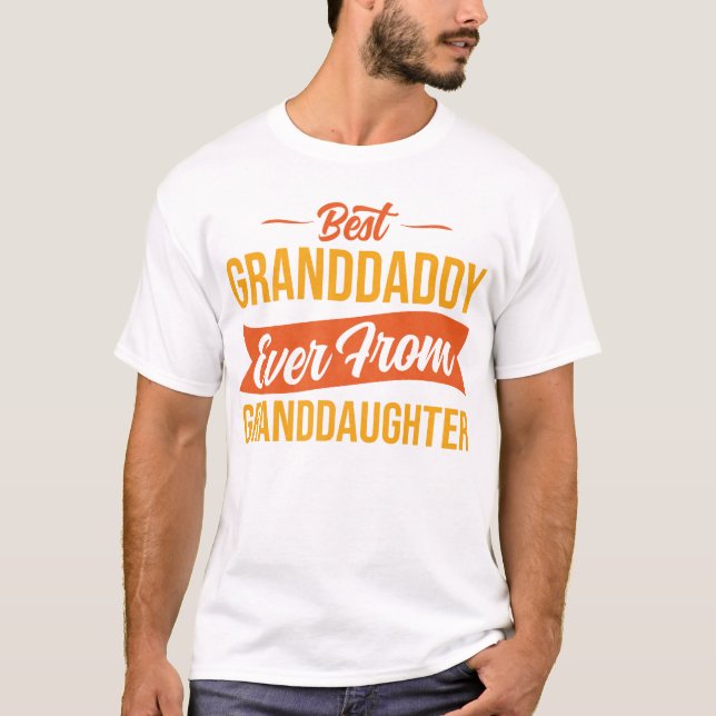 Camiseta O Melhor Avô De Nova Filha (Frente)