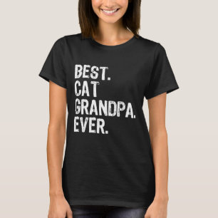 Camiseta O Melhor Avô Gato, Um Dia de os pais Legal.