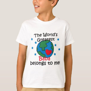 Camiseta O melhor babá pertence-me