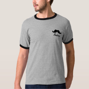 CAMISETA O MELHOR BIGODE PRETO PERSONALIZADO