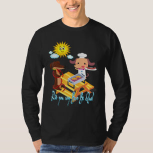 Camiseta O melhor cachorro engraçado de Dachshund?