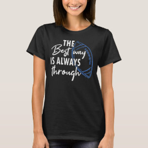 Camiseta O melhor caminho do futebol americano é sempre atr
