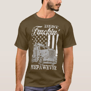 Camiseta O melhor caminhoneiro de Peepaw sempre engraçado,