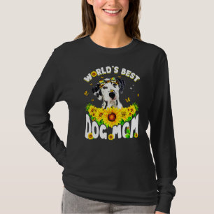 Camiseta O melhor cão Dalmático do mundo, mãe, Dia de as mã