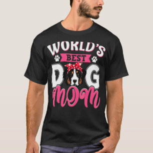 Camiseta O melhor cão de montanha Bernese da mãe da mãe