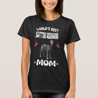 Camiseta O melhor cão escocês de galinha mãe do mundo