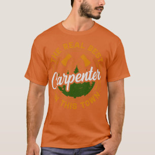 Camiseta O melhor carpinteiro da cidade de Triblend 