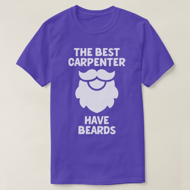 Camiseta O melhor carpinteiro tem barbas carpinteiras (Frente do Design)