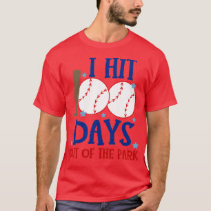 Camiseta O melhor centésimo dia de beisebol escolar que eu