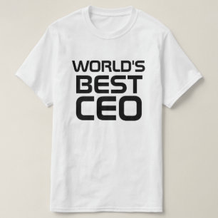 Camiseta O melhor CEO personalizado presente para chefe de