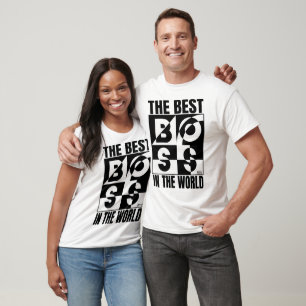 Camiseta O Melhor Chefe Do Mundo Branco