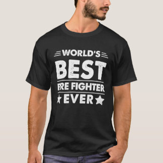 Camiseta O melhor combate a incêndios do mundo