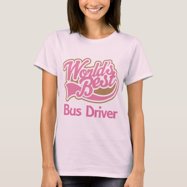 Camiseta O melhor condutor de autocarro dos mundos (Frente)