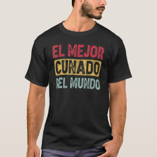 Camiseta O Melhor Cunhado Do Mundo Men Retro Vintage Decora