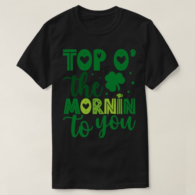 Camiseta O melhor da manhã para você (Frente do Design)