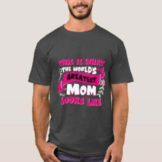 Camiseta O melhor Dia de as mães da mãe... a mãe é engraçad