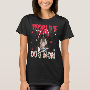 Camiseta O melhor Dia de as mães de Mãe do Cachorro Terrier