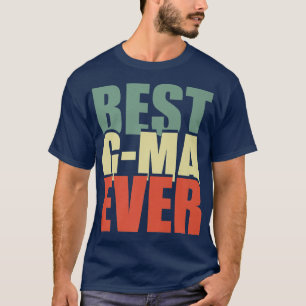Camiseta O melhor Dia de as mães GMa Ever Vintage da vovó M