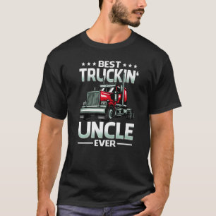Camiseta O melhor Dia de os pais de Tio Nunca de Caminhonei
