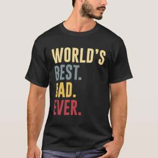 Camiseta O Melhor Dia de os pais Do Mundo