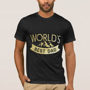 Camiseta O melhor Dia de os pais moderno Pai do mundo