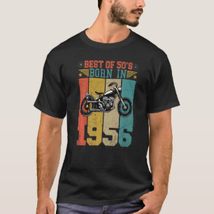 Camiseta O Melhor Do Nascer Em 1956 Vintage Motorcycle B