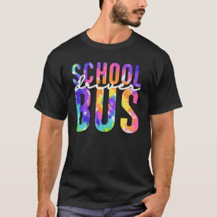 Camiseta O Melhor Driver De Barramento Do Tie Dye School Pa