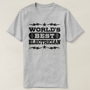 Camiseta O melhor eletricista do mundo