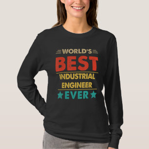 Camiseta O melhor Engenheiro industrial do mundo