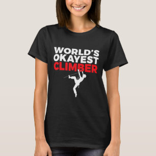 Camiseta O Melhor Escalador do Mundo Árvore Escalador de Ro