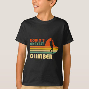 Camiseta O Melhor Escalador do Mundo Engraçado Montanhismo 