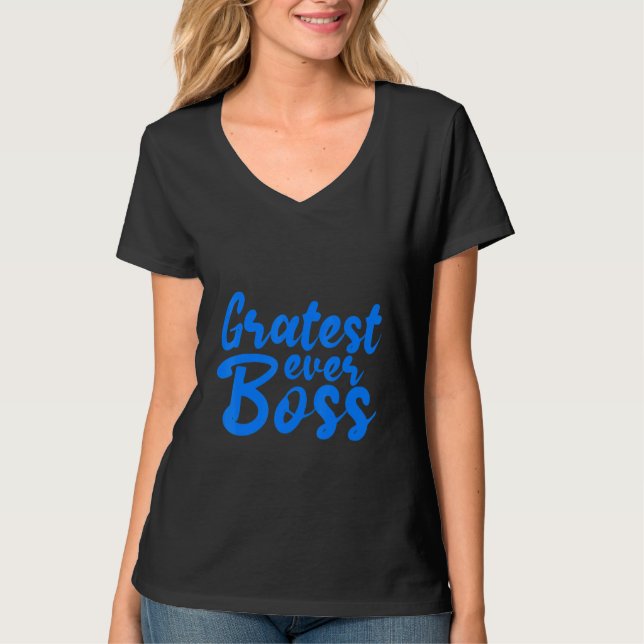 Camiseta O Melhor Ever Chefe (Frente)