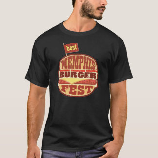 Camiseta O melhor Fest do hamburguer de Memphis
