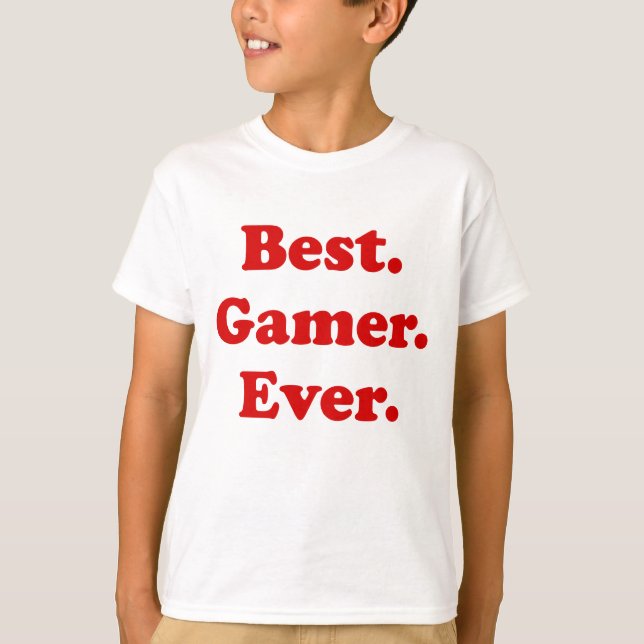 Camiseta O melhor Gamer nunca (Frente)