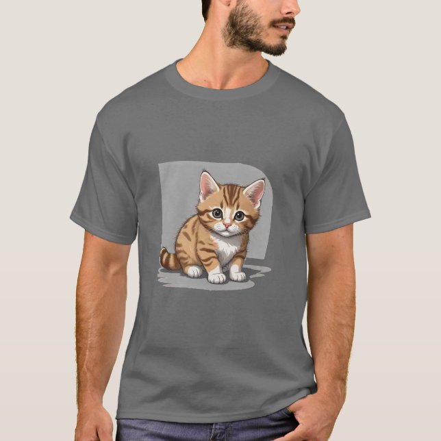 Camiseta O melhor gatinho adorável de sempre (Frente)