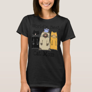 Camiseta O melhor gato do mundo que mamãe medula a melhor g