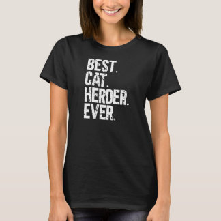 Camiseta O Melhor Gato Herder Cata Humoralmente Engraçado